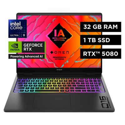 Imagen 2 del producto Notebook Gamer 16-AH0003LA U9 32gb 1tb RTX5080