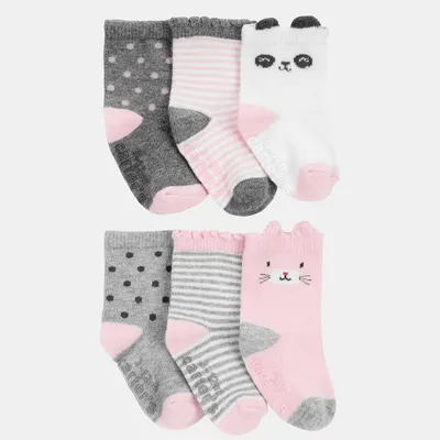 Imagen 1 del producto Calcetines Pack 6 Pares Bebé Niña