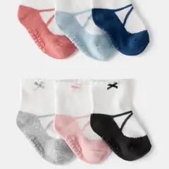 CARTER'S - Pack 6 Pares Calcetines Algodón Bebé Niña