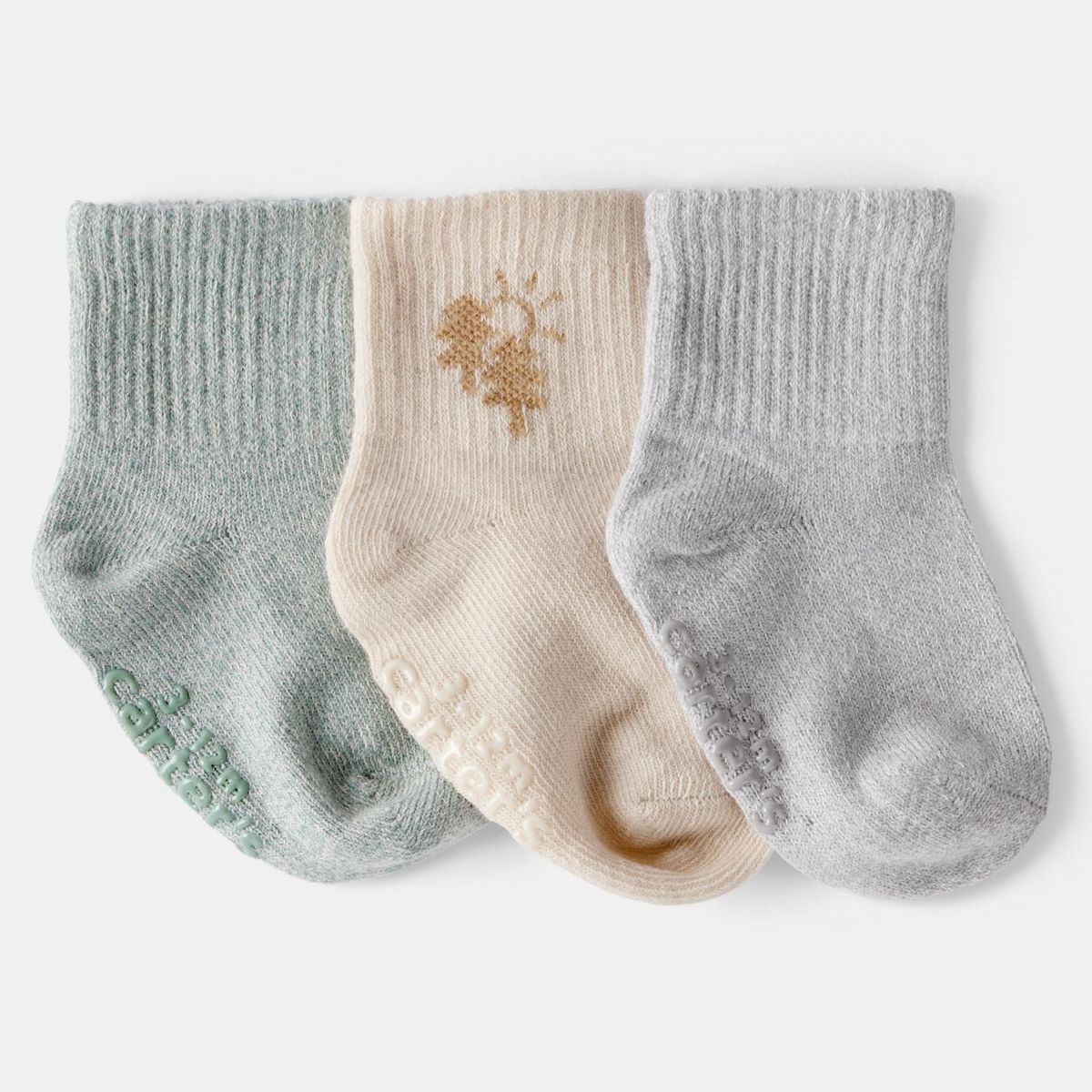 CARTER'S - Pack 3 Pares Calcetines Algodón Bebé Niño Carter's