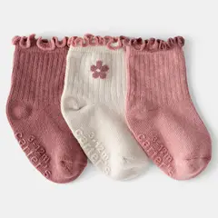 CARTER'S - Calcetines Pack 3 Pares Bebé Niña