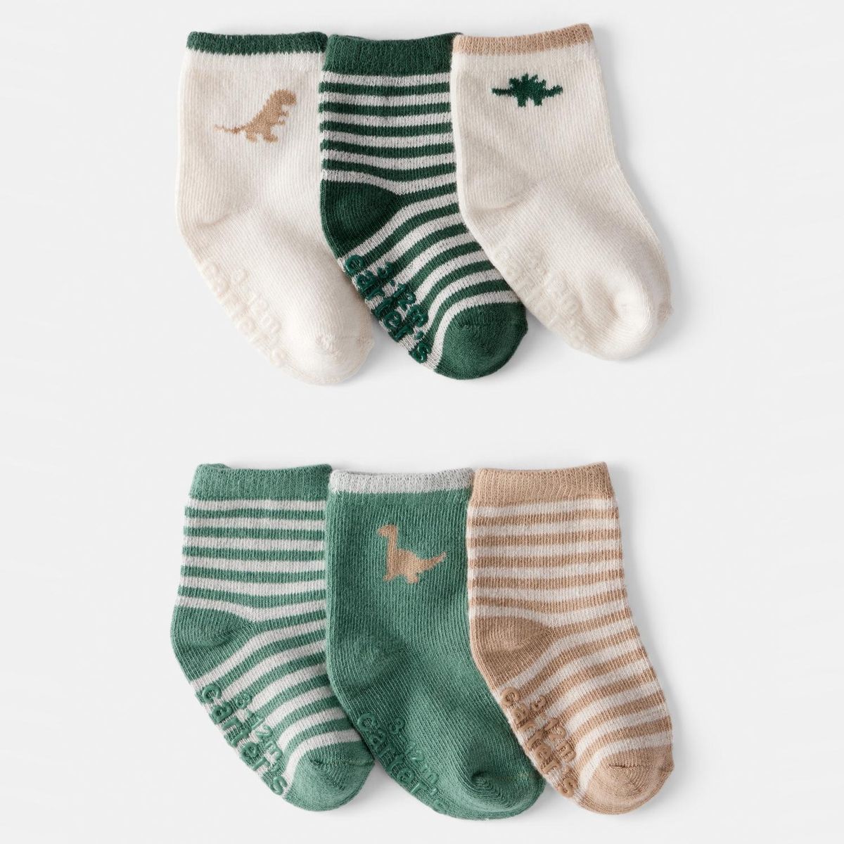 CARTER'S - Pack 6 Pares Calcetines Algodón Bebé Niño Carter's