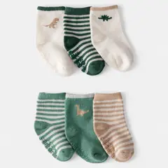 CARTER'S - Pack 6 Pares Calcetines Algodón Bebé Niño