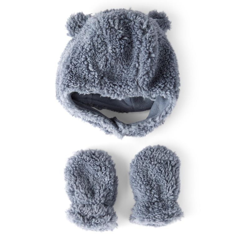 CARTER'S Conjunto 2 Piezas Gorro Y Mitones Sherpa Bebé Niño