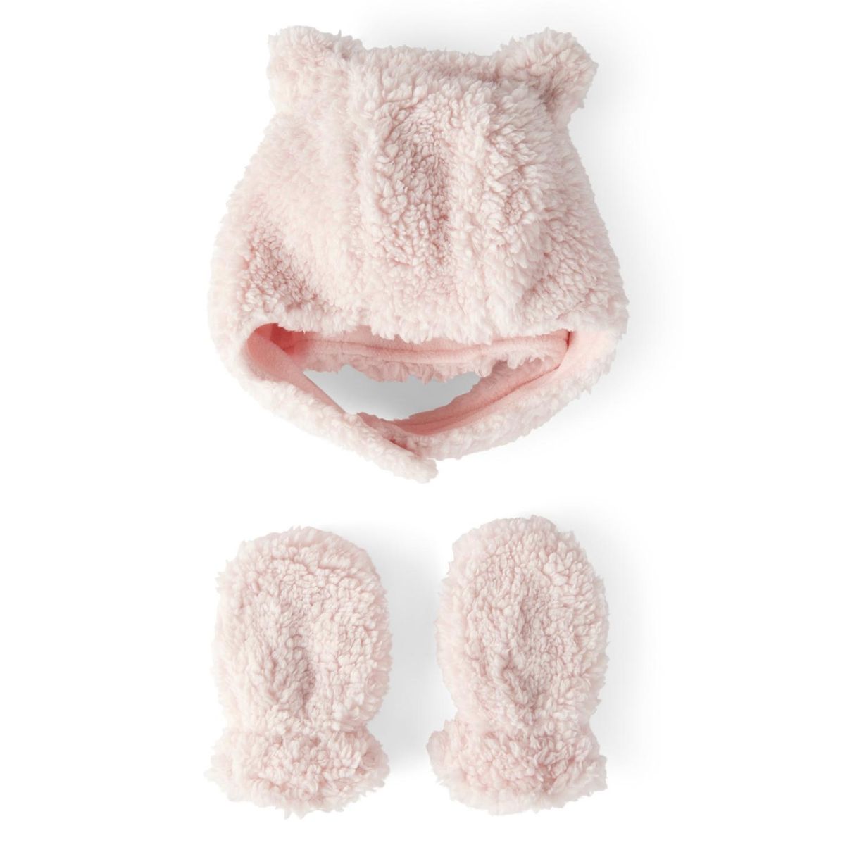 CARTER'S - Conjunto 2 Piezas Gorro Y Mitones Sherpa Bebé Niña Carter's