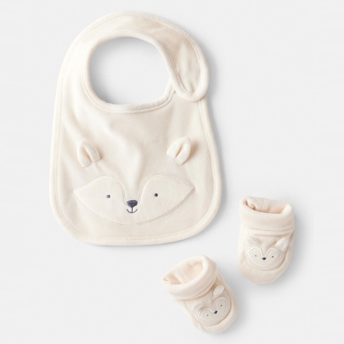 CARTER'S - Conjunto 2 Piezas Babero y Botines Osito Bebé Unisex Bebé Unisex Carter's