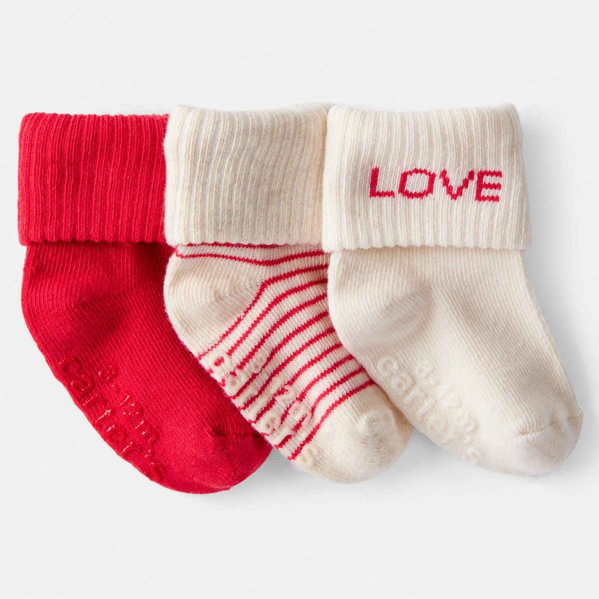 CARTER'S - Calcetines San Valentín Pack 3 Pares Bebé Niño Carter's