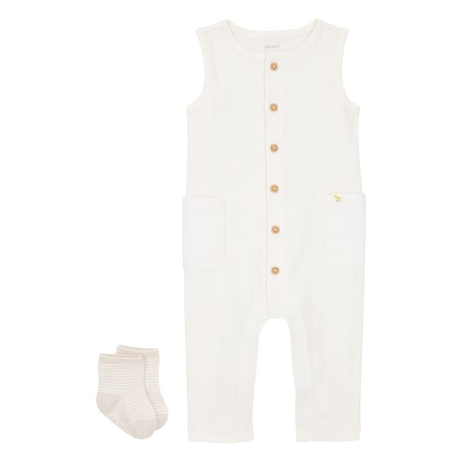 CARTER'S - Conjunto 2 Piezas Enterito Y Calcetines Bebé Unisex Carter's