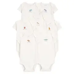 CARTER'S - Pack 7 Bodys Algodón Bebé Unisex