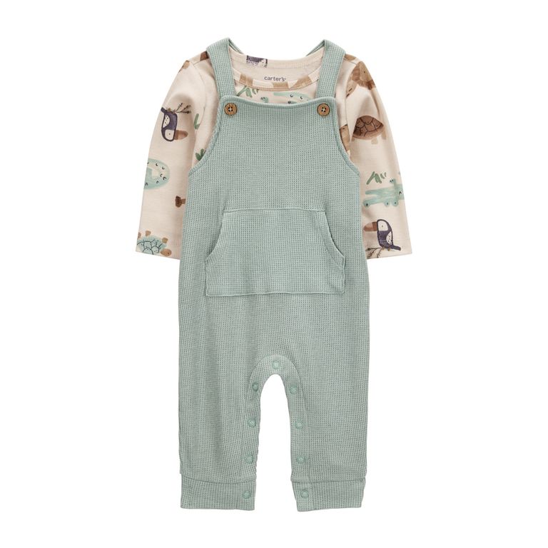 CARTER'S Conjunto 2 Piezas Polera Y Jardinera Bebé Niño