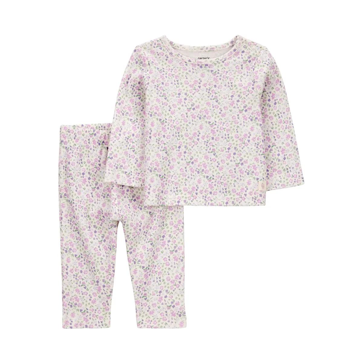 CARTER'S - Conjunto 2 Piezas Polera Y Pantalón Bebé Niña Carter's