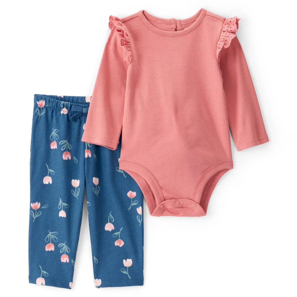 CARTER'S - Conjunto 2 Piezas Body Y Pantalón Bebé Niña Carter's