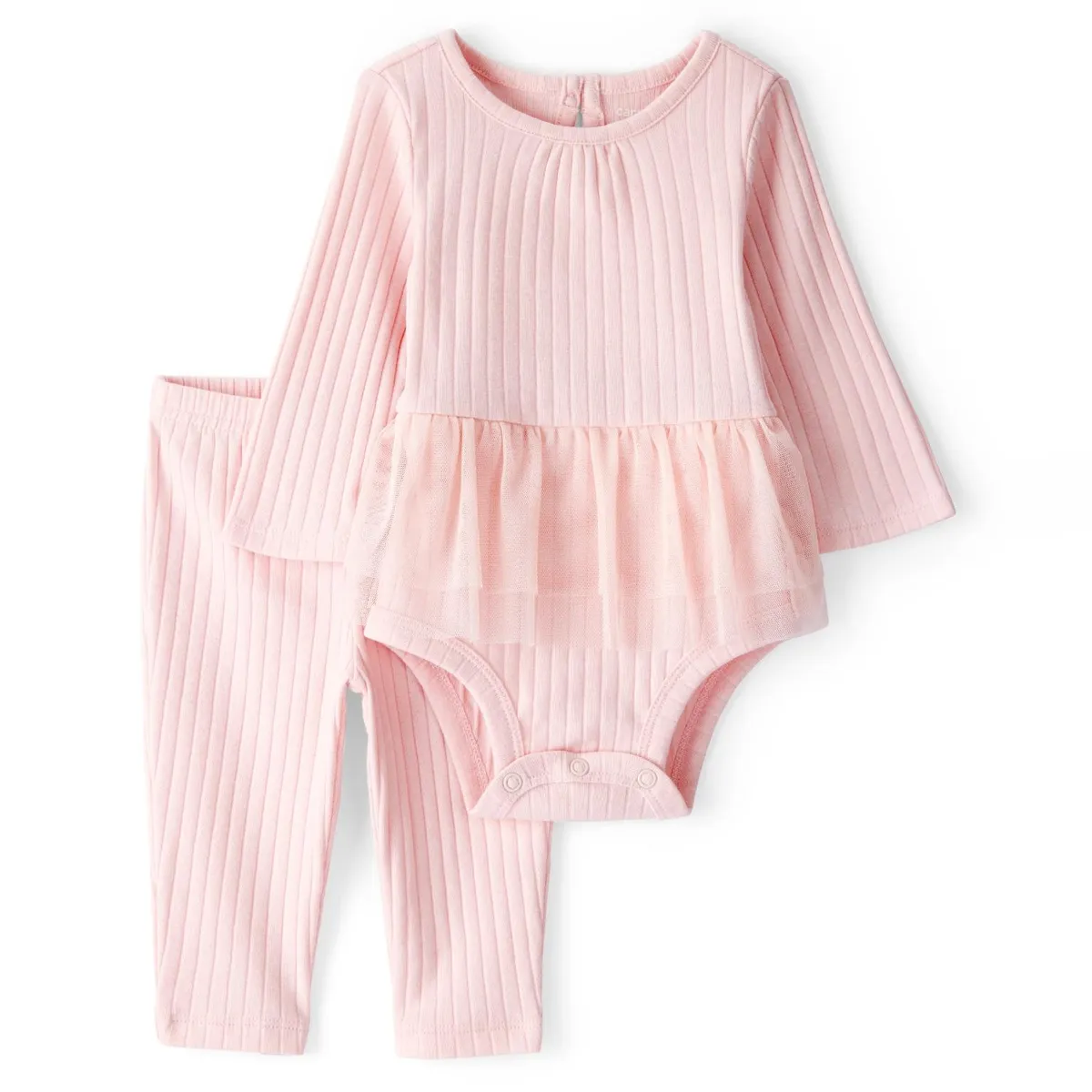 CARTER'S - Conjunto 2 Piezas Body Y Calza Bebé Niña Carter's
