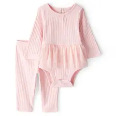 CARTER'S - Conjunto 2 Piezas Body Y Calza Bebé Niña