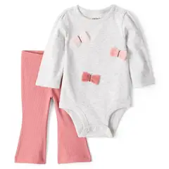 CARTER'S - Conjunto 2 Piezas Body Y Pantalón Bebé Niña