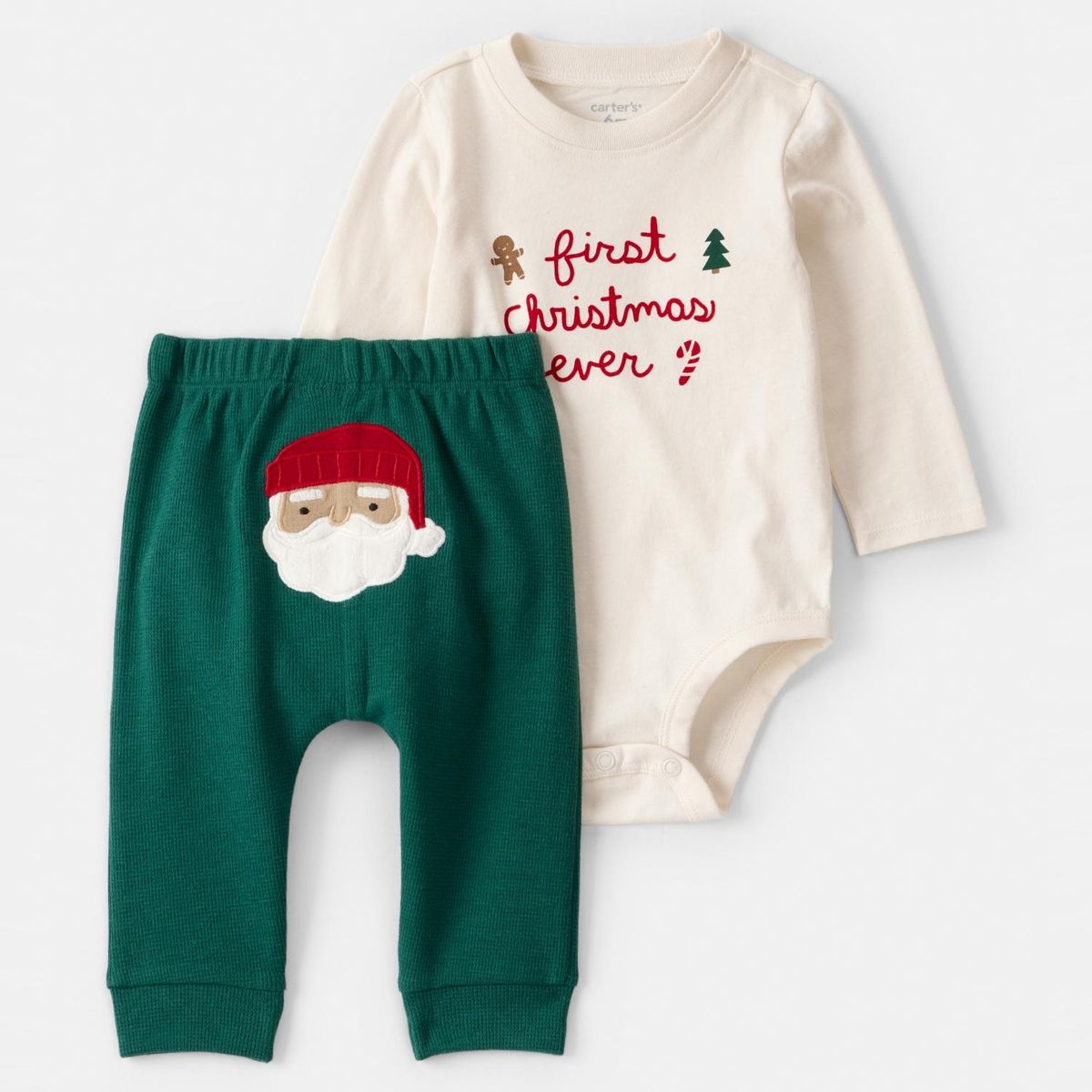 CARTER'S - Conjunto 2 Piezas Navidad Body Y Pantalón Bebé Unisex Carter's