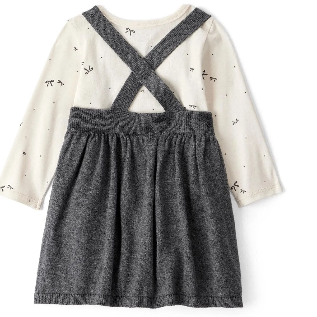 CARTER'S - Conjunto 2 Piezas Vestido y Polera Manga Larga Bebé Niña Carter's