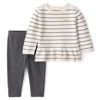 Conjunto 2 Piezas Chaleco y Calza Bebé Niña