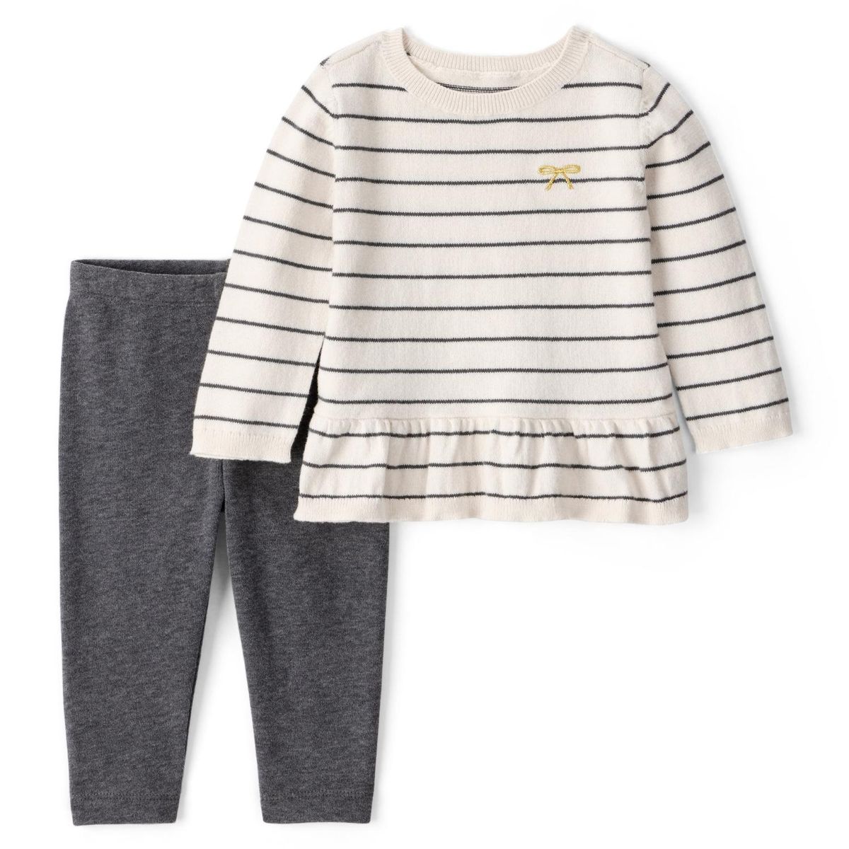 CARTER'S - Conjunto 2 Piezas Chaleco y Calza Bebé Niña Carter's