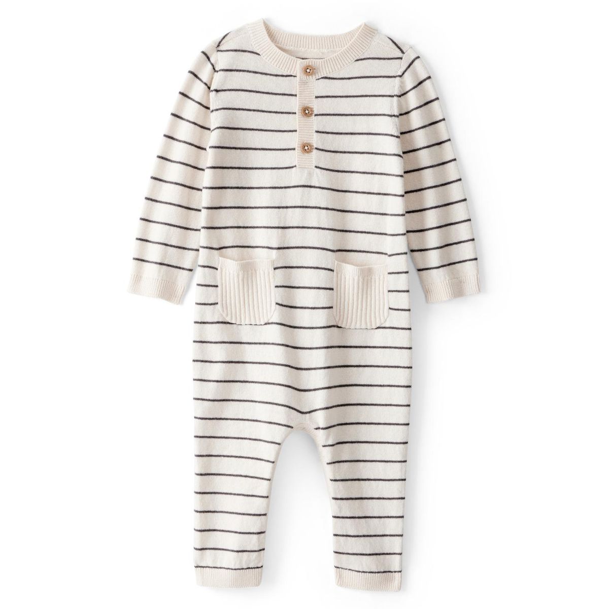 CARTER'S - Enterito Manga Larga Con Vuelos y Botones Bebé Niño Carter's