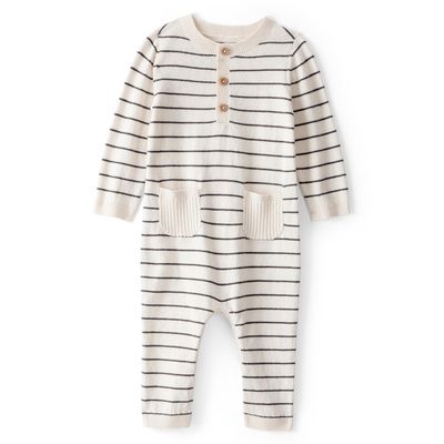 Imagen 1 del producto Enterito Manga Larga Con Vuelos y Botones Bebé Niño