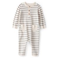 Enterito Manga Larga Con Vuelos y Botones Bebé Niño