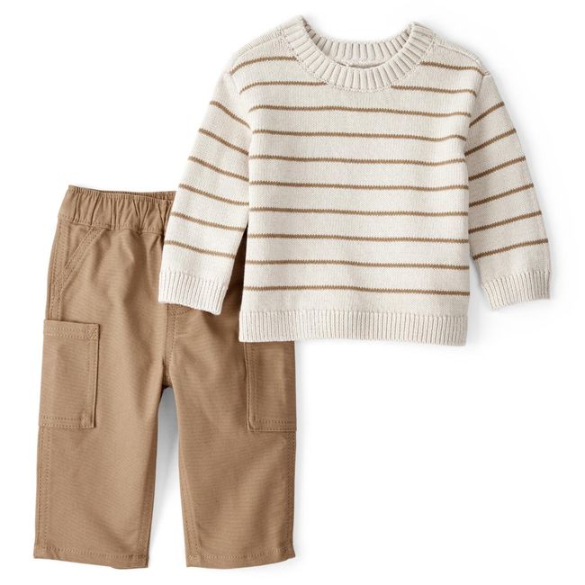 CARTER'S - Conjunto 2 Piezas Polerón y Pantalón Cargo Bebé Niño Carter's