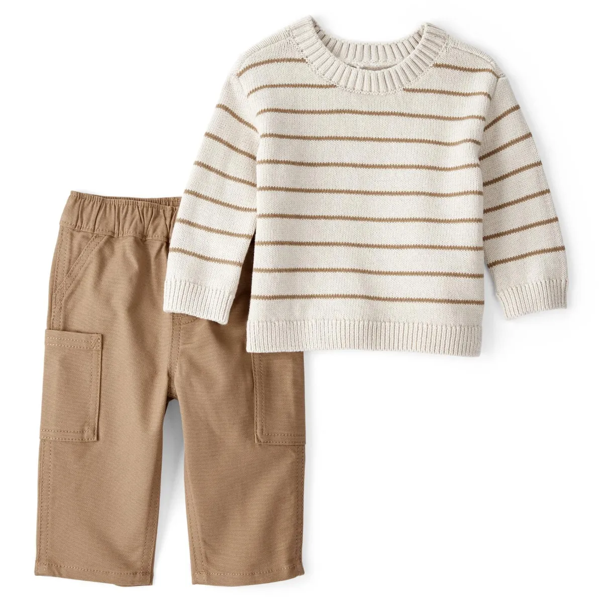 CARTER'S - Conjunto 2 Piezas Polerón y Pantalón Cargo Bebé Niño Carter's