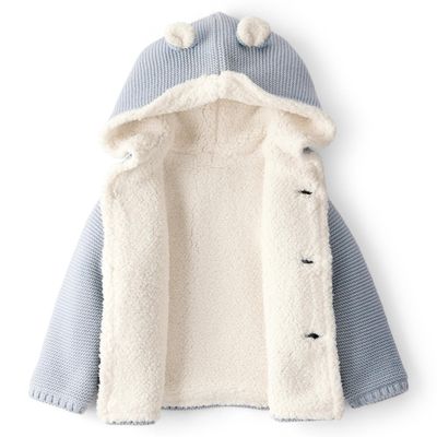 Imagen 2 del producto Chaqueta Tejida Con Forro Sherpa Bebé Niño