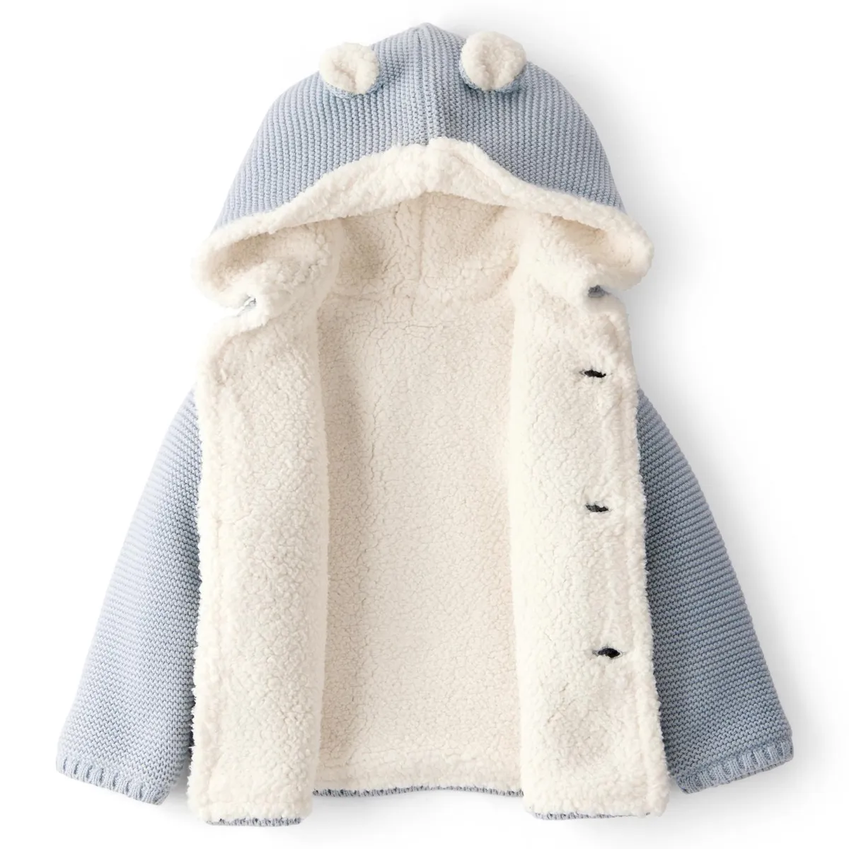 CARTER'S - Chaqueta Tejida Con Forro Sherpa Bebé Niño Carter's