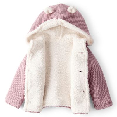 Imagen 2 del producto Polerón Orejitas Con Forro Sherpa Bebé Niña