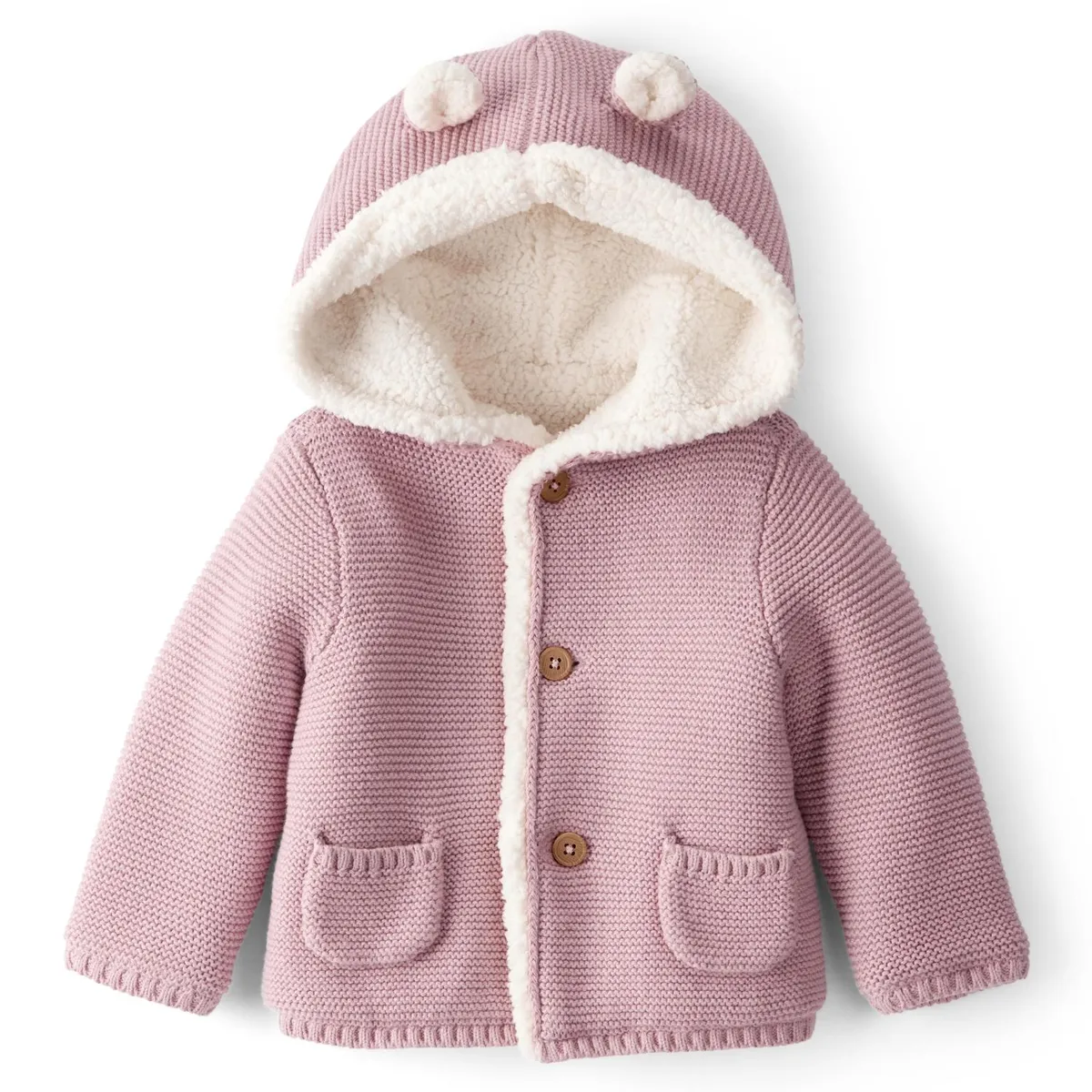 CARTER'S - Polerón Orejitas Con Forro Sherpa Bebé Niña Carter's