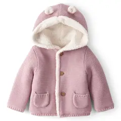 CARTER'S - Polerón Orejitas Con Forro Sherpa Bebé Niña