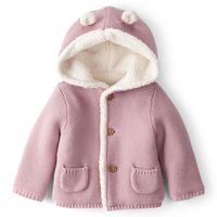 Polerón Orejitas Con Forro Sherpa Bebé Niña