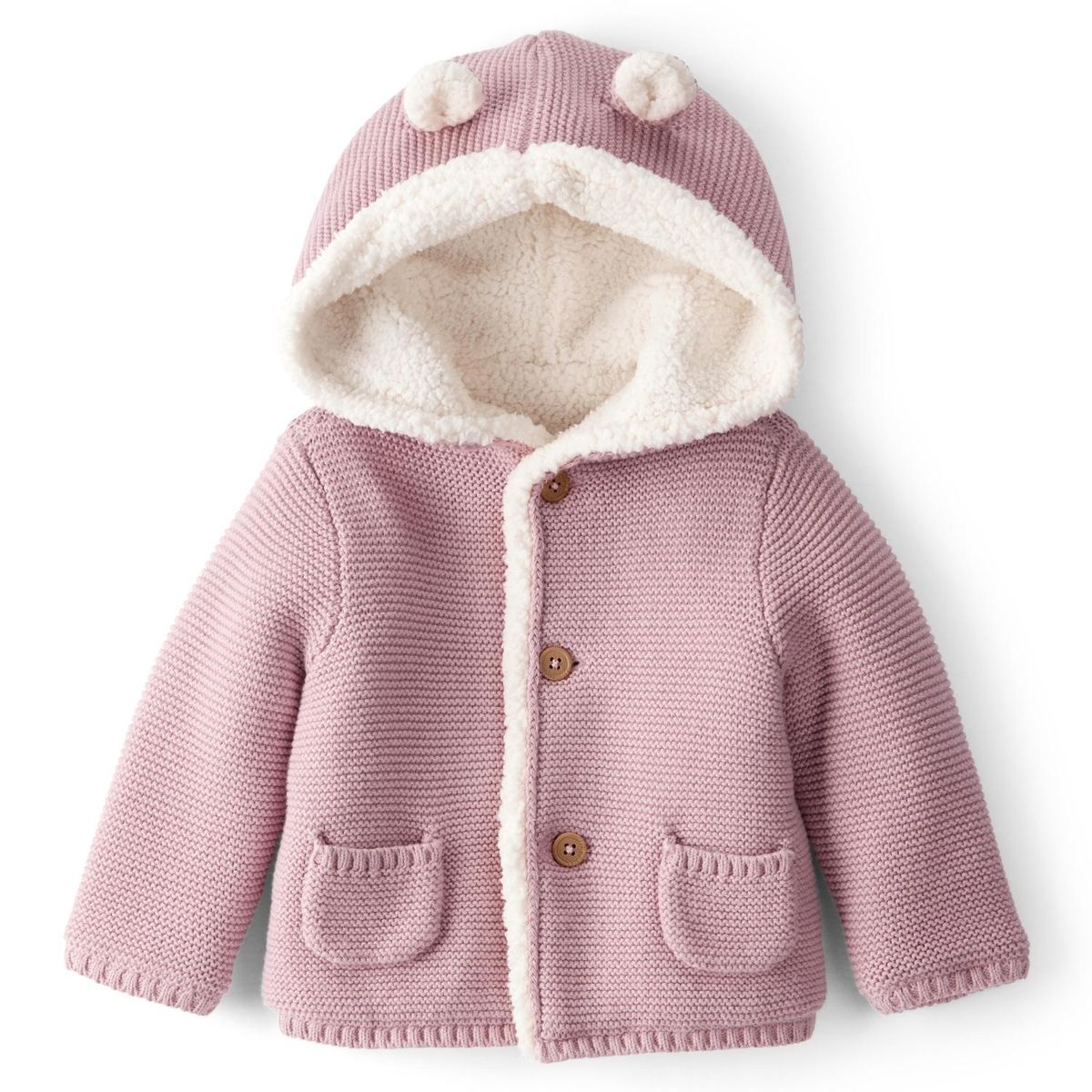 CARTER'S - Polerón Orejitas Con Forro Sherpa Bebé Niña Carter's