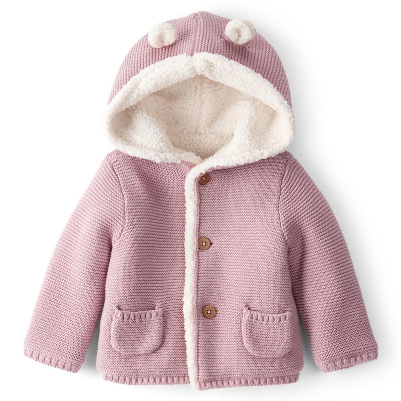 CARTER'S - Polerón Orejitas Con Forro Sherpa Bebé Niña Carter's