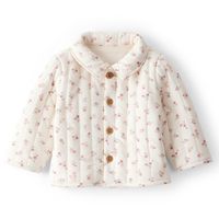 Chaqueta Acolchada Estampado Floral Bebé Niña