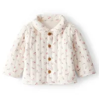 Chaqueta Acolchada Estampado Floral Bebé Niña