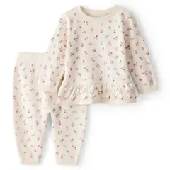 CARTER'S - Conjunto 2 Piezas Polera Manga Larga y Pantalón Bebé Niña