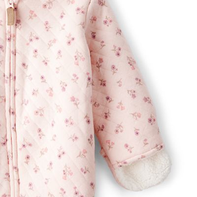 Imagen 2 del producto Enterito Estampado Flores Con Forro Sherpa Bebé Niña