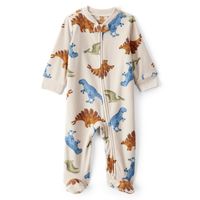 Pijama Polar Estampado Dinosaurios Bebé Niño