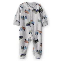 CARTER'S - Pijama Polar Estampado Camiones Bebé Niño