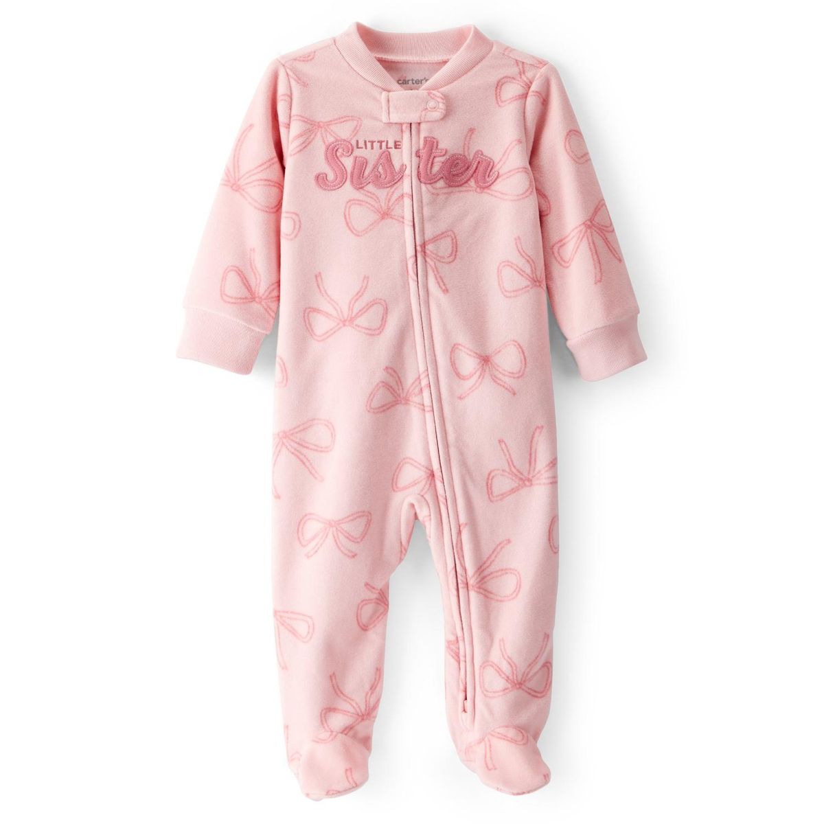 CARTER'S - Pijama Polar Estampado Little Sister Bebé Niña Carter's