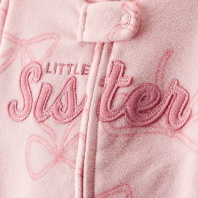 Imagen 2 del producto Pijama Polar Estampado Little Sister Bebé Niña