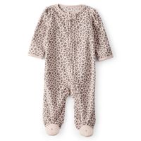 Pijama Polar Estampado Animal Print Bebé Niña