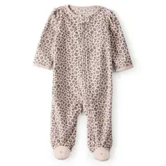 CARTER'S - Pijama Polar Estampado Animal Print Bebé Niña