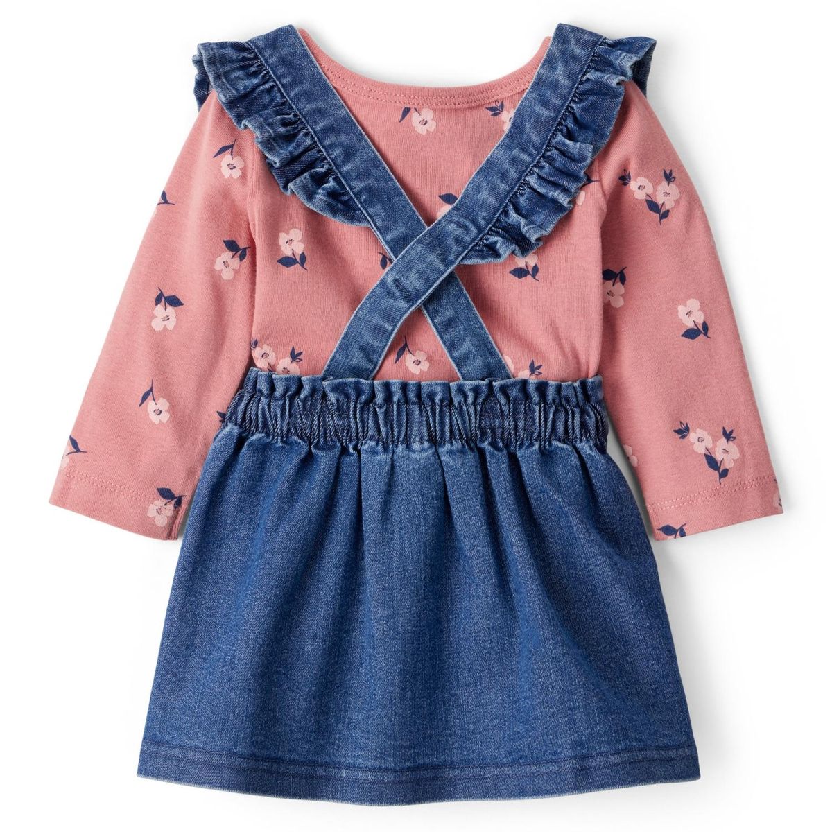 CARTER'S - Conjunto 3 Piezas Vestido, Polera Manga Larga y Pantys Bebé Niña Carter's