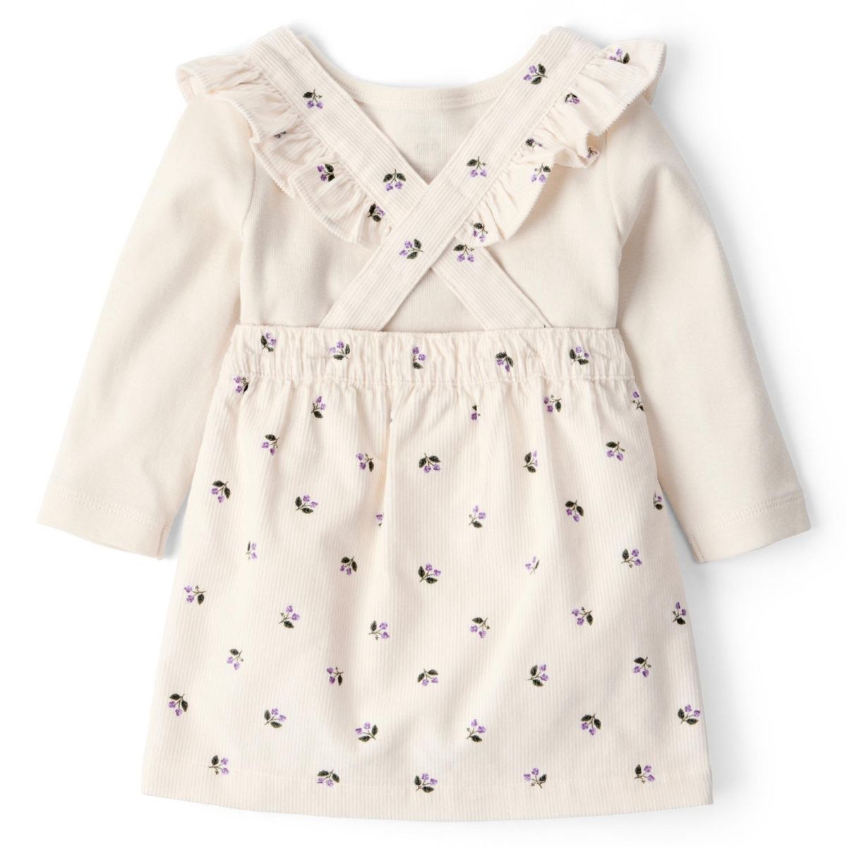 CARTER'S - Conjunto 3 Piezas Vestido, Polera Manga Larga y Pantys Bebé Niña Carter's