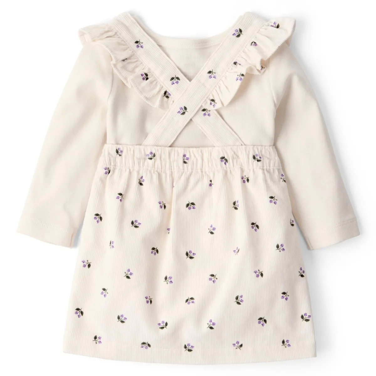 CARTER'S - Conjunto 3 Piezas Vestido, Polera Manga Larga y Pantys Bebé Niña Carter's