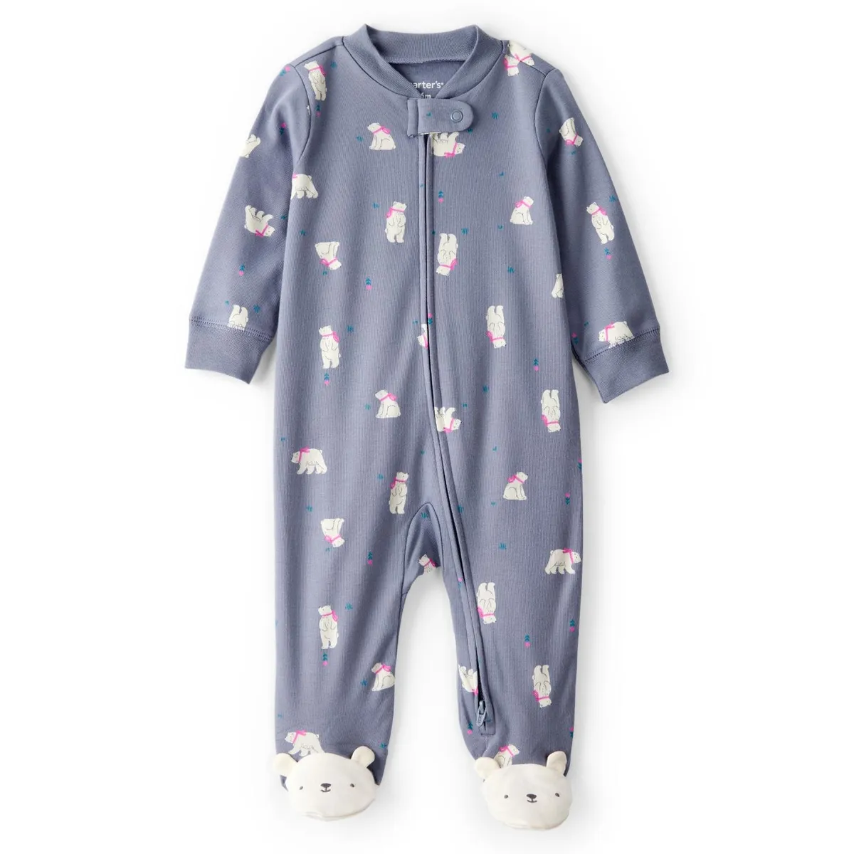 CARTER'S - Pijama Estampado Oso Polar Algodón Bebé Niña Carter's